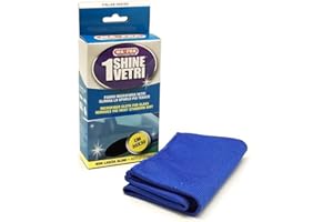 Ma-Fra 1Shine Vetri, Panno in Microfibra per la Pulizia dei Vetri Auto, Elimina lo Sporco e Non Lascia Aloni, Non Graffia o Rovina i Vetri, Formato 30x30cm, A0216