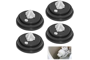FUNVER 4PCS Joint Chasse D'eau WC, Étanche Et Durable Membrane Chasse D'eau, Rondelles De Diaphragme Joint Wc Pour l'Entretien Des Chasses D'eau Des Toilettes Robinet Flotteur Et Vannes WC
