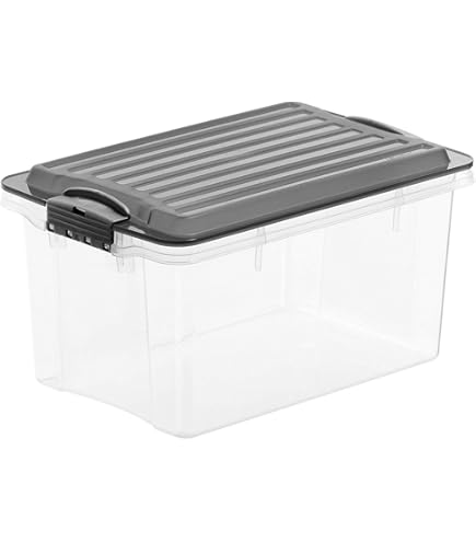 Contenitore Easy Box XL Dea Home 32 Litri - Trasparente 60x40x18 Cm Per Ripostiglio E Cantina - Foto 2