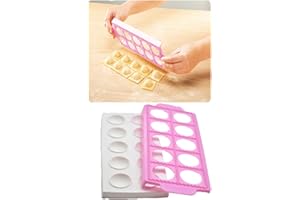 FantasyDay Molde de Raviolis de Silicone, Juego de 1 Molde para Empanadillas Moldeador de Ravioles - Ideales Molde para Hacer Raviolis, Pierogi, Pie, Empanadillas, Pastas o Galletas