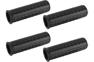 ANGLINK 4 Stück Schubkarrengriffe - Schubkarre Universal Griffe Rundrohre Ersatzgriffe Kunststoff Karrengriff Schiebkarren, Innendurchmesser 30mm,Länge 12cm