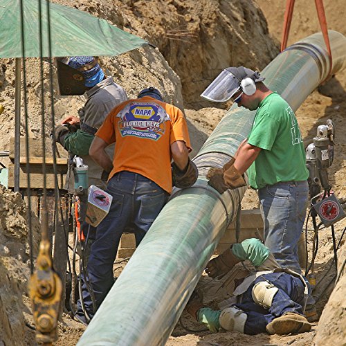 Toennesen Erwachsene Kapselgehörschützer NSR 31db Verstellbar Ohrenschütz Hörschutz Gehörschutz für laute Umgebung Silber - 4