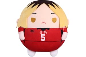 Funhoo Anime Muñeco de Peluche Figuras Juguete Shoyo Hinata Kozume Kenma Kotaro Bokuto Suave Plushie Decoración Niños Regalos de cumpleaños Accesorios de Halloween (20 cm, Kozume Kenma)