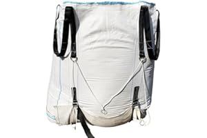 BIGBAGLAND Big Bag Réutilisable 1m³ | GRVS Ultra-Résistant | Sangles Renforcés, Réutilisable 20 fois