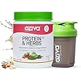 OZiva Protein & Herbs for Women (Vanilla Almond) I Manage Weight, Energy & Metabolism | Clean Protein, Shatavari, Green Tea I No Added Sugar, 1lbs + Shaker (Super Saver Pack)
