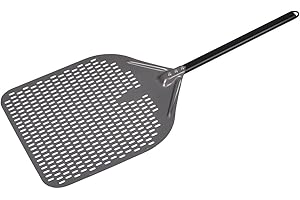 Casa Mia Perforated Pizza Peel - 16 Inch, Lightweight Aluminium Design for Perfect Pizzas