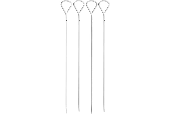 WMF 690316030 Lot de 4 brochettes à piquer en acier inoxydable 18/8 37 cm
