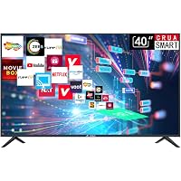 CRUA 102.6 cm (40 Inches) HD Ready Smart LED TV CJDS40D1 (Black) (2019 Model)