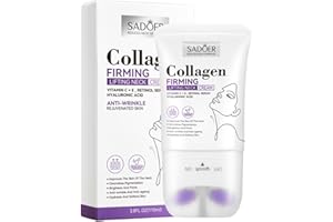 CLY AMS Neck Creams for Firming Roller,Neck Creams for Tightening Best for Older Women,Relieve Edema In The Neck,Reduce Wrinkles Fine Lines and Double Chin,Firm and Lift Sagging Skin