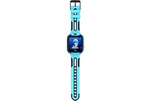 YEDASAH GPS Montre Connectée Enfant, Conversation Bidirectionnelle Intelligente Enfants avec IP68 Résistant, Appel SOS, Voice Chat, Tactile, Jeu, Caméra, Cadeau Garçons Filles 4-12 Ans Bleu2-GPS SOS