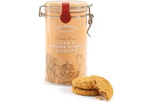 Cartwright & Butler | Stem Ginger Biscuits In Tin - Birthday Treats, Thank You Gift, Thinking of You, Father's Day Gift, Mother's Day Gift