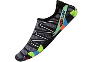 Tolaler Scarpette Scoglio Adulto, Scarpe Scoglio Antiscivolo Spessorate Scarpe da Immersione Robuste e Resistenti ad Asciugatura Rapida (Unisex)/Viaggio/Spiaggia/Nuoto