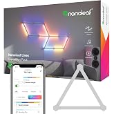 Nanoleaf Lines 60 Derece Genişletme Paketi, 3 Adet Ek Akıllı RGBW LED Işık &Ccedil;ubuğu &ndash; Mod&uuml;ler Wi-Fi Duvar Aydınlatması (16 Mily