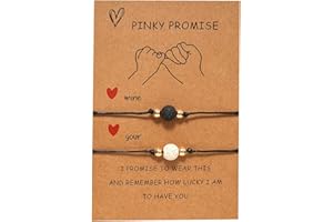 Teegxddy 2PCS Bracelet Réglable-Meilleur Ami, Mère et Fille, Bracelet d'Amitié-Cadeau de Saint Valentin