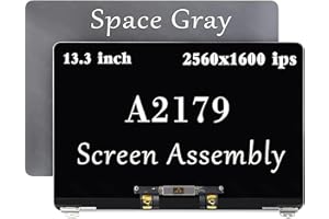 GBOLE A2179 Bildschirm Ersatz für MacBook Air Retina A2179 EMC 3302 LCD Bildschirm Montage Display Ersatz MVH22 MVH42 MVH52 MWTJ2 MWTK2 MWTL2 (Space Grey)