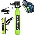 Evember Diving Cylinder - 0.5L Scuba Diving Tank Scuba Tank,3000Psi/200Bar Diving Air Tank, Scuba Diving Gear Set Scuba Oxygen Cylinder Kit, Snorkeling Dive Bottle, Scuba Tank With Hand Pump