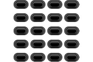 Adunsiaoto 20 Stück Auto Stoßdämpfer Dichtungen, Stoßdämpfer Schalldämpfer Autotür Dämpfer Dichtung, Schalldämmende Aufkleber Auto Kantenschutz Stoßstange(Unmarkiert)