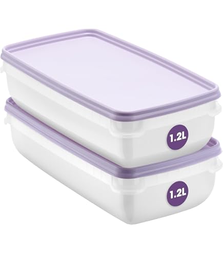 Boite Alimentaire Plastique Rotho Jeu Boîte Pour Réfrégirateur 5 X