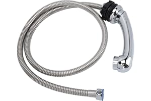 PENRUX Rubinetto per Vasca per Shampoo Salone, Rubinetto per Lettino per Shampoo Senza Pressione con Tubo 120 Cm, Rubinetto per Lavaggio Capelli, Accessori per Parrucchiere