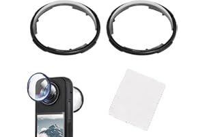 GUTERTOP Premium-Linsenschutz für Insta360 x4, Insta 360 Drehbar Objektivschutz Zubehör, Anti-Kratzen, Standard-Linsenschutz