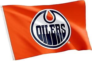 DESERT CACTUS Edmonton Oilers NHL National Hockey League 100 % Polyester Indoor Outdoor 91 x 152 cm (Design #1)