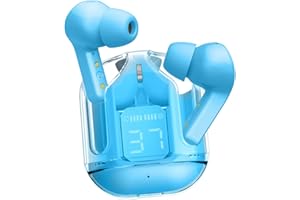 YELKUTT Cuffie Bluetooth, Auricolari Bluetooth 5.4 Stereo HiFi con 6 HD Mic, Cuffie Wireless 50 Ore LED Display, in Ear Cuffiette Bluetooth con Cancellazione Rumore, Cuffie Senza Fili IPX7 Impermeabile