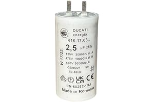 LORTECH Condensatore 2,5μF 6Nm per tapparelle