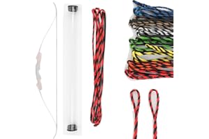 wolfman Flemish Twist Archery Recurve Bowstring 40-67 Inches 16 Strand Dyneema Replacement Bow String for Traditional Bow Recurve Bow Hunting Bow Long Bow