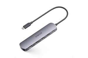 ‎ANKER Anker USB C Hub (5-in-1), 4K @ 30Hz HDMI with 100W Max. Power Delivery, USB-C and USB-A Data Ports, Compact and Stylish for MacBook, Dell XPS and More (Charger Not Included)
