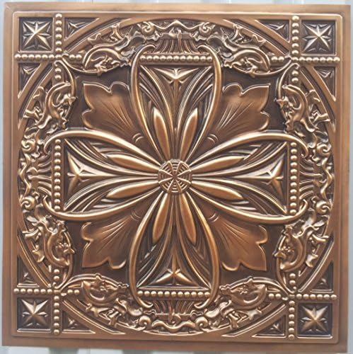 PL10 faux finish antique copper ceiling tiles 3D embossing cafe pub shop art Decoration wall panels 10pieces/lot free delivery