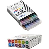 Parallel Pen Kartuş 12 Adet Farklı Renk - H - A4 - Tabaka Kağıtlar - &Ccedil;ok Renkli
