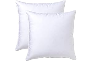 Wagtail - Relleno cojín Pack 2/4/6 Unidades, Fibra Hueca de Alta recuperación, Super Suave Mullido, Antialérgico, Indeformable, Ideal para Cama, Sofa, Silla (2, 45x45 cm)