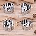 Produktbild 4Pcs Dessert- Speiseringset Ring, Edelstahl Kuchen Ring Set Mousse Form 8 * 4CM