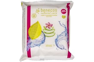 benecos - kosmetyki naturalne - chusteczki do mycia twarzy - wegańskie - 25 sztuk