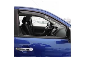 ‎OMAC Windabweiser Regenabweiser kompatibel mit Ford Ranger 2012-2024 4trg Dunkel Acryl 2tlg