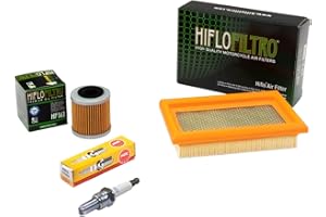MVH BOCKAUF Wartungspaket Luftfilter + Ölfilter + Zündkerze für Aprilia RS 125 RS4 125 KC000 TW000 Baujahr 2011-2021