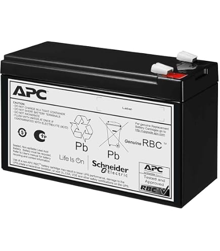 Batteria Di Ricambio APC T6 Power | Compatibile Con RBC177 | 12V, 216VAh | Per Gruppi Di Continuità UPS