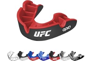 OPRO Paradenti Livello Argento – Aderenza Essenziale – Paradenti per Boxe, MMA, Rugby, Hockey – Protezione Dentale per Adulti e Bambini – Facile da Modellare – Con Garanzia Dentale