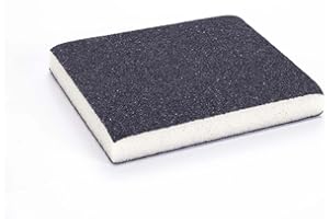 INNSPIRO Esponja de Lija Plana Grano mediano-60 12x10x1,5cm., para lijar y pulir Madera, Pintura, Acero, óxido