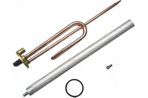 PANAROLA S.L. Resistencia curva 2000W + Anodo 22x300 + junta + Tornillo inoxidable termo electrico