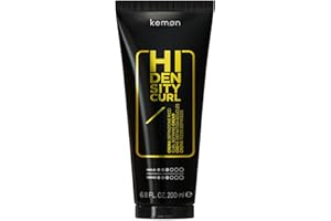 Kemon - Hi Density Curl, Crema per Capelli Ricci Modellante, Effetto Volumizzante e Anticrespo, Dona Controllo Al Capello, 200 ml
