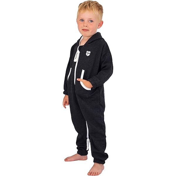 Super Weicher Tier-Strampler Für Kids - Panda Design, Größe 11-12 Jahre, Kuscheliger Fleece-Einteiler Mit Kapuze
