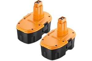 POWTREE 2 x 5000 mAh akumulator zastępczy do akumulatora Dewalt 18 V NI-MH DC9096 DE9098 DE9094 DE9096 DE9039 DE9503 DW9096 DW9095 DW9098