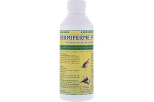 VERMIFERME FORT 300 ml BIO évite l'implantation des vers pour canard, gibier, pintade, pigeon, poule, oies...