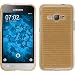 Produktbild PhoneNatic Case für Samsung Galaxy J1 (2016) J120 Hülle Silikon gold Iced Case
