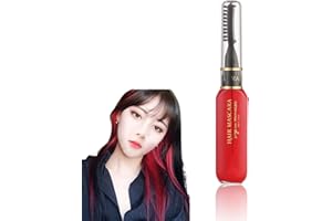 DMQ Bright Red Hair Spray Colour for Kids,Temporary Hair Chalk Comb Washable Hair Dye, Instant Hair Dye for Christmas, Halloween, Birthdays, Parties(Bright Red)