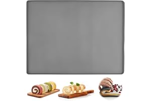 LUXSTELLAR Tapis de cuisson en silicone avec bord, 30 x 40 cm, avec protection anti-versement