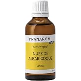 Pranar&ocirc;m Organic Apricot Nut Vegetable Oil 50 ml | Apricot Kernel Vegetable Oil First Cold Pressed Paraffin Free Suitable for