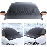 Coofbe Magnetic Oxford Fabric Vehicle Snow Tarpaulin Vehicle Sunshade Vehicle Protector Vehicle Windshield Frost Tarpaulin
