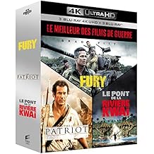 Le Meilleur des films de guerre - Coffret : Fury + The Patriot + Le Pont de la riviÃ¨re KwaÃ¯